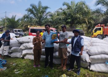 Pemerintah Pusat melalui kementrian pertanian menyaluran bantuan benih padi tahun 2023 Untuk pemerintahan kab. Simalungun yang salah satunya di kecamatan tanah jawa dengan areal persawahan seluas 1569 ha dengan jumlah benih 34.900 kg, Senin 15/05/2023 sekitar pukul 13.00 wib