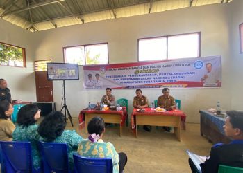 Polres Toba menghadiri penyuluhan dan sosialisasi bahaya narkoba atau Pencegahan dan Pemberantasan Penyalahgunaan dan Peredaran Gelap Narkotika (P4GN) bagi masyarakat