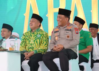 Kapolda Sumut, Irjen Pol RZ. Panca Putra Simanjuntak hadir pada acara Tasyakuran Satu Abad Nahdlatul Ulama (NU) dan Silaturrahmi Akbar Kader Nahdlatul Ulama se- Sumatera Utara di Kabupaten Mandailing Natal, Kamis (18/5/2023). (Foto Dok/ Polda Sumut)