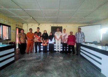 Camat Riau Silip, Firmansyah menghadiri langsung pelantikan Pergantian Antar Waktu anggota Badan Permusyawaratan Desa (BPD) Desa Mapur