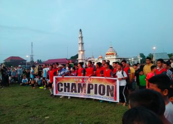 Team kesebelasan PS. Tugu Desa Pedamaran 1 berhasil meraih piala Pedamaran Cup dalam final yang berlangsung di stadion lapangan Hijau Bumi Urang Diri