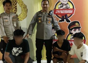 Tim Opsnal Polsek Malalayang berhasil mengamankan pelaku kekerasan/penganiayaan terhadap anak yang viral di media sosial