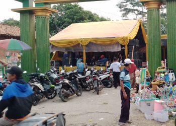 Hajatan Desa (Selamatan Bumi) di Desa Bendungan Kecamatan Jonggol Kabupaten Bogor, Rabu 24 Mei 2023,