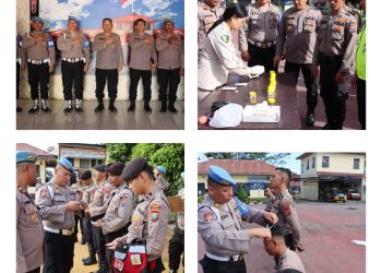 Subbid Provos Bid Propam Polda Sumut Lakukan Pemeriksaan Gaktibplin di Polres Dairi, Kamis Pagi (25-05-2023)