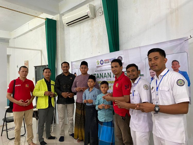 Badan Eksekutif Mahasiswa (BEM) Fakultas Kesehatan Teknologi dan Sains (FKTS) Universitas Bumi Persada Melaksanakan sunat massal khusus nya anak fakir miskin yang ada di Wilayah Aceh Utara