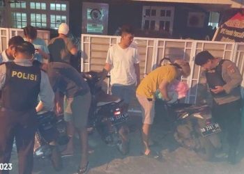 Polsek Sario, Polresta Manado jajaran Polda Sulut tingkatkan pelaksanaan patroli Sibulan (sikat pemabuk Jalanan) pada Rabu (24/5/2023) malam.