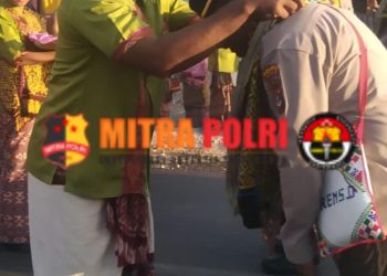 Kedatangan Kapolres Kupang, AKBP. Anak Agung Gde Anom Wirata, S.I.K., M.H, guna melihat langsung titik lokasi