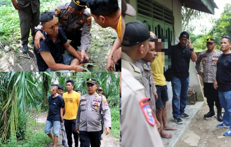 Sebanyak 27 personil diturunkan pada saat pengerebekan melibatkan personil gabungan Polres Labuhanbatu, langsung turun kelapangan dibawah kendali oleh Kasat Narkoba AKP Roberto P. Sianturi.