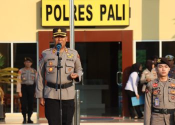 Kapolres PALI Pimpin Apel Polres PALI