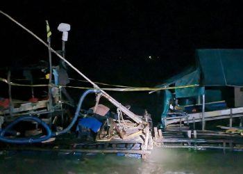 Sat Polairud Polres Bangka Barat kembali mengamankan dua Ponton Isap Produksi (PIP) yang diduga ingin beroperasi di sekitar Perairan Pantai Tembelok dan Keranggan, Kecamatan Mentok