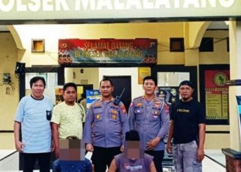 Tim Opsnal Polresta Manado pelaku penganiayaan yang terjadi di Kelurahan Malalayang I Lingkungan V Kecamatan Malalayang Kota Manado, Jumat (26/05/2023).