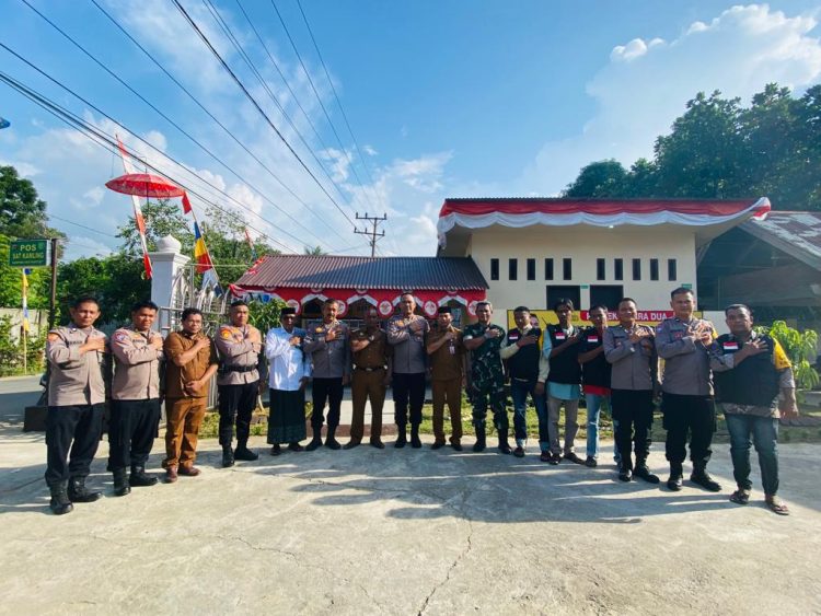 Tim Dit Binmas Polda Aceh mengunjungi Satkamling yang menjadi perwakilan di sejumlah polsek jajaran Polres Lhokseumawe untuk diperlombakan di tingkat Polda Aceh
