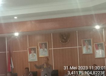 Kapolda Sumsel, Irjen Pol A Rachmad Wibowo SIK, memberikan arahan untuk mengantisipasi pencegahan karhutla di Kabupaten OKI