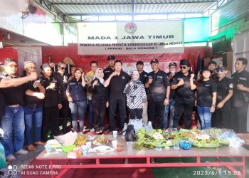 BELA NEGARA memperingati hari lahir Pancasila dan juga memperingati hari jadinya dari BELA NEGARA PPPKRI dengan ketua Eko Gasa, acara di adakan di jalan Ketintang Baru Surabaya