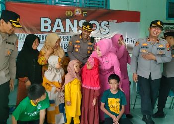 Polres Bangka Barat yang dipimpin langsung oleh Kapolres Bangka Barat AKBP catur Prasetyo SIK memberikan bantuan sosial salah satunya panti asuhan Aisyiyah. Jumat. (02/06/2023)