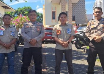 Polsek Mapanget Polresta Manado melaksanakan Paja Somat (polisi pantau gereja dan sholat Jumat), Minggu (04/06/2023).