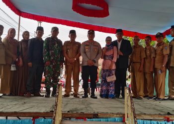 Panitia pilkades desa Pedamaran 1 kecamatan Pedamaran kabupaten OKI, menggelar tahapan penyampaian visi misi calon kepala desa
