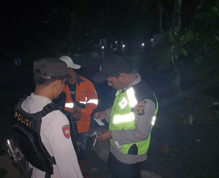 Polsek Tanah Abang melaksanakan kegiatan KYRD dalam pencegahan gangguan kamtibmas diwilayah hukum Polsek Tanah abang, Rabu (07/06/2023) malam