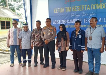 Kasub Ditdikmas Ditkamsel Korlantas Polri KOMBES POL Arman Achdiat, S.I.K., M.Si. beserta rombongan di Polres Bangka Barat