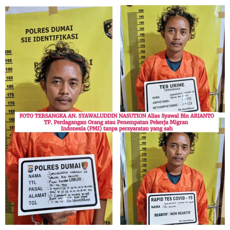 SN alias S (29), DPO kasus tindak pidana perdagangan orang akhir ditangkap Unit Tipidter Satreskrim Polres Dumai