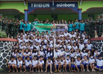 Kodim 0702/Purbalingga menggelar wisata edukasi kepada siswa SD Kristen Bina Harapan Purbalingga