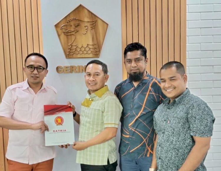 Pimpinan Pusat Satuan Relawan Indonesia Raya (PP SATRIA) resmi mengeluarkan surat keputusan (SK) Kepegurusan Pimpinan Daerah (PD) Satria Aceh, kepada Khairil Syahrial, ST., M.A.P sebagai ketua sayap partai Gerindra.