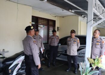 Polres Dairi lakukan pemeriksaan kebersihan khusunya di Asrama Polres Dairi. Sabtu 17-06-2023.
