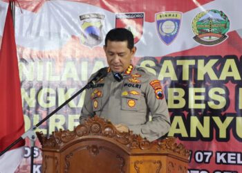 Kapolresta Banyumas Kombes Pol Edy Suranta Sitepu
