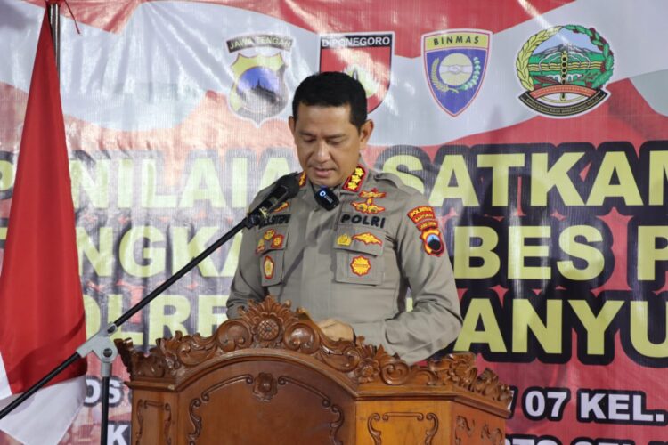 Kapolresta Banyumas Kombes Pol Edy Suranta Sitepu