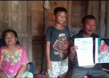 Korban atas nama Yonafati Zebua Alias Ama Kevin Zebua, warga Desa Mazingo, Kecamatan Mandrehe Barat, Kabupaten Nias Barat