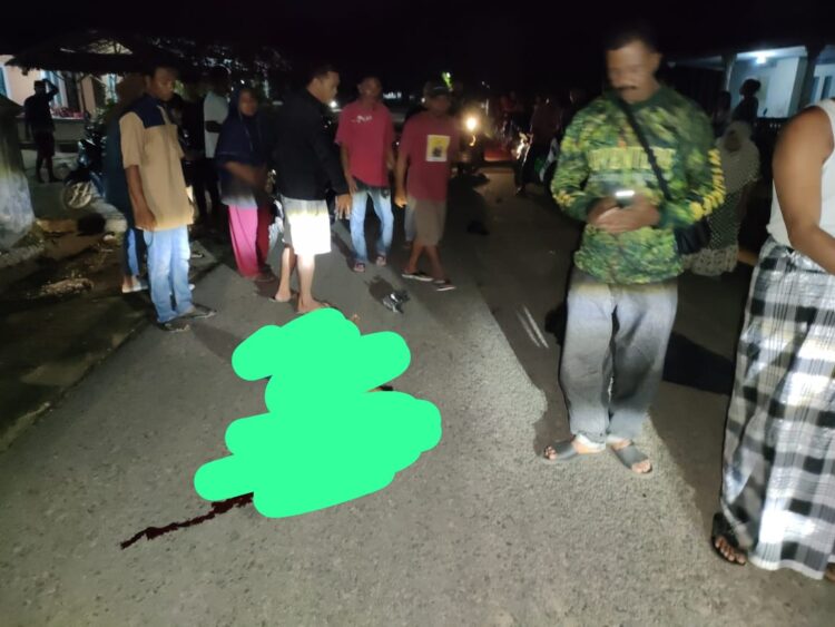 Laka lantas di Jalan Raya Ds. Teluk Limau Kec. Parit 3 Kab. Bangka Barat.