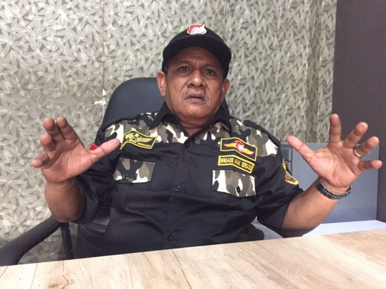 Ketua Brigade Anak Serdadu (BAS) Aceh Isa Alima
