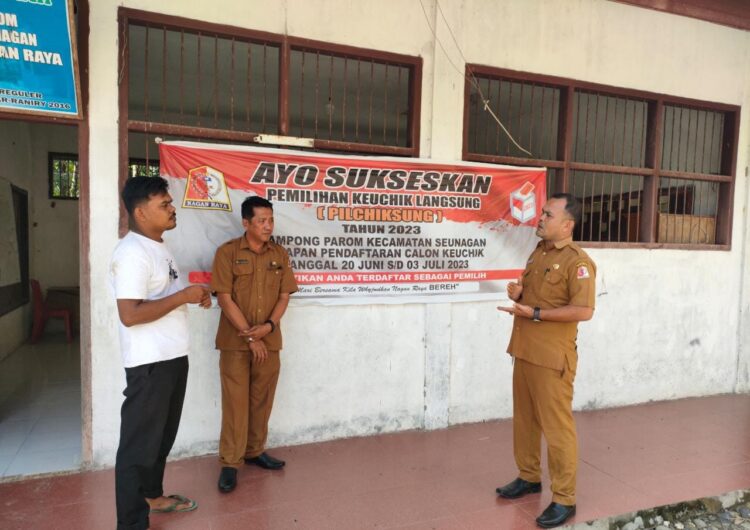 Sebanyak 40 gampong di Kabupaten Nagan Raya, Provinsi Aceh akan melaksanakan Pemilihan Keuchik Langsung (Pilchiksung) pada tanggal 27 Agustus 2023 mendatang