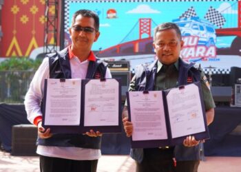 Penandatanganan Piagam Perjanjian Kerja Sama (PKS) antara TNI AD dengan BKKBN tersebut dilakukan Kepala Dinas Penerangan Angkatan Darat (Kadispenad), Brigjen TNI Hamim Tohari, M.A., mewakili Kepala Staf Angkatan Darat (Kasad) dengan Deputi Bidang Advokasi Penggerakan dan Informasi (ADPIN) Drs. Sukaryo Teguh Santoso, M.Pd., sebagai perwakilan BKKBN, bertempat di Lapangan Tembak Jakabaring Sport Center (JSC) Palembang, Rabu (05/07/2023)