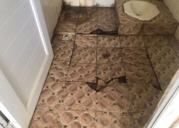 Kondisi bangunan MCK Plus Sumur Bor Dayah yang berada dibawah satuan kerja Dinas Pendidikan Dayah Kabupaten Aceh Barat