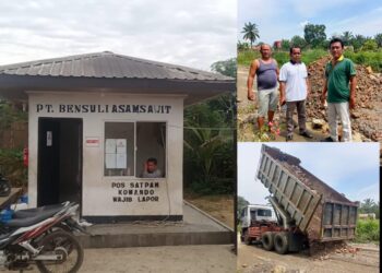 Proses perbaikan dan perawan jalan di sekitar PT Bensuli Asam Sawit yang terletak di Dusun Simpang Empat Aek batu, Torgamba Kabupaten Labuhanbatu Selatan mendapat apresiasi dari warga masyarakat