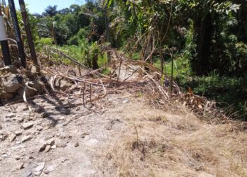 Proyek kegiatan pembangunan telford yang bersumber dari dana desa (DD) tahun anggaran 2023 di Nagori Jawa Tongah 1