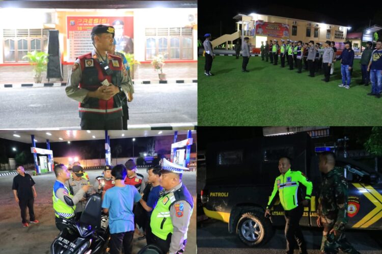 Kegiatan Patroli malam oleh Polres Labuhanbatu, bertujuan untuk mengantisipasi tindakan kriminalitas 3C (Curas, Curat, Curanmor), aksi premanisme, serta menertibkan geng motor/balap liar
