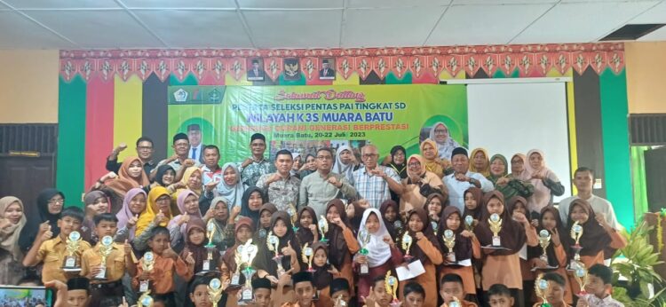Kelompok Kerja Kepala Sekolah (K3S) Kecamatan Muara Batu melaksanaan Kegiatan seleksi Pentas PAI (Pendidikan Agama Islam) yang di gelar sejak tanggal 20 sampai 22 Juli 2023 bertempat di Kantor eks UPTD Muara Batu