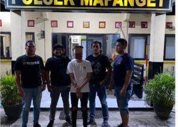 Resmob Polresta Manado mengamankan pelaku seorang laki-laki berinisial MM (18), warga Kelurahan Paniki Bawah Kecamatan Mapanget