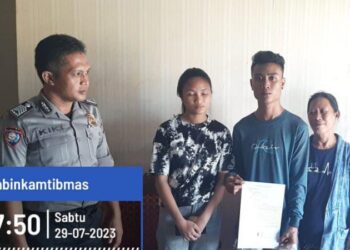 Personel Polsek Tikala telah menyelesaikan masalah (Problem Solving) Warga, Sabtu (29/7/2023).