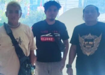 Pelaku Penganiayaan berinisial NR (55), warga Desa Warembungan Kemacetan Pineleng.