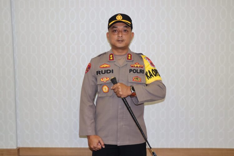 Kapolres Nagan Raya AKBP Rudi Saeful Hadi