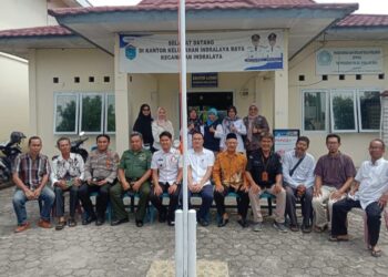 Acara pisah sambut Lurah Indralaya Raya Ogan Ilir