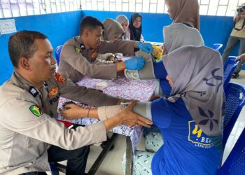 Polwan polres aceh barat menggelar acara Bakti Kesehatan di Lapas Perempuan Kelas II.B Meulaboh Aceh Barat Jum'at (04/08/23) Pukul 09.00 WIB.