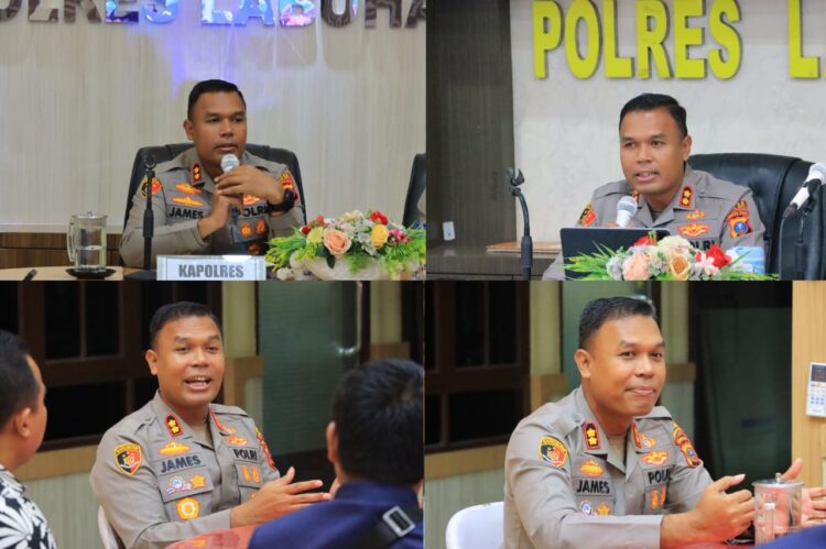 Kapolres Labuhanbatu, AKBP James H. Hutajulu, S.I.K., S.H., M.H., M.I.K.,