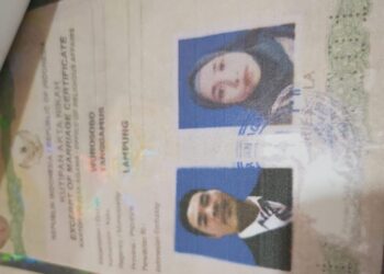 Akta Nikah Diduga palsu milik Kepala Desa Kejadian Kecamatan Wonosobo Tanggamus