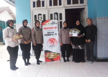 Polwan Polres Purbalingga menggelar kegiatan anjangsana dalam rangka menyambut Hari Jadi Polwan ke 75 tahun 2023.