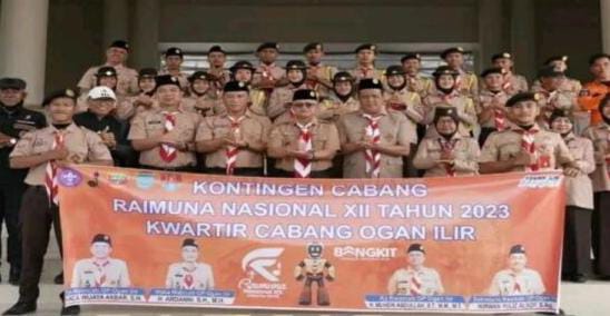 Sebanyak 16 Kontingen cabang raimuna Nasional XII tahun 2023 Kwartir cabang Ogan Ilir yang terdiri dari 16 orang peserta akan berangkat ke Cibubur Jaktim pada tanggal 12 Agustus – 21 Agustus 2023 mendatang, dilepas oleh Sekda Ogan Ilir