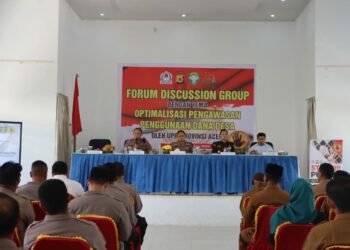 Unit Pemberantasan Pungli (UPP) Provinsi Aceh, menggelar Pelaksanaan Sosialisasi Saber Pungli Kepada para Bhabinkamtibmas dan Perangkat Desa di Kabupaten Aceh Barat, kegiatan ini dilaksanakan di Aula SMK 2 Meulaboh, Aceh Barat, Kamis (17/08)